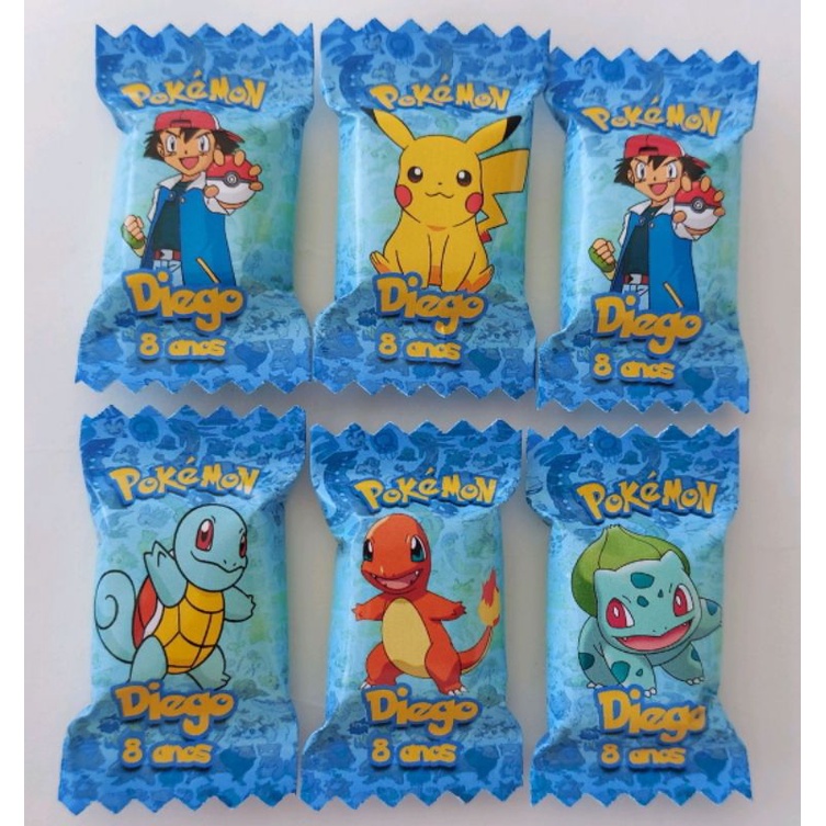 Bala Personalizada Pokémon 50 unidades