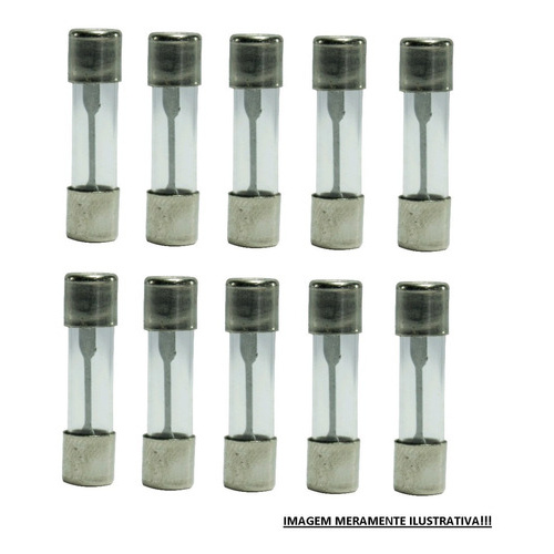 Kit Com 10 Fusivel Vidro (moto) 20a em Oferta na Shopee