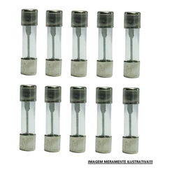 Kit Com 10 Fusivel Vidro (moto) 20a