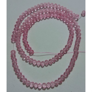 cristal flat rosa transparente brilhante 4mm Fio Com 125 unidades em Oferta na Shopee