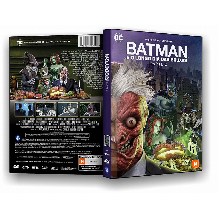 Dvd Batman O Longo Dia Das Bruxa Parte 02