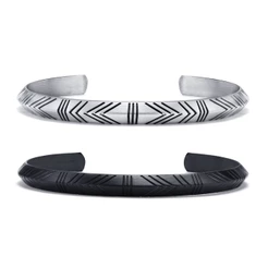 Vnox Homens Viking Cuff Bracelet Bangle Vintage Retro Jóias De Aço Inoxidável Tom Masculino Rua Ceremônia