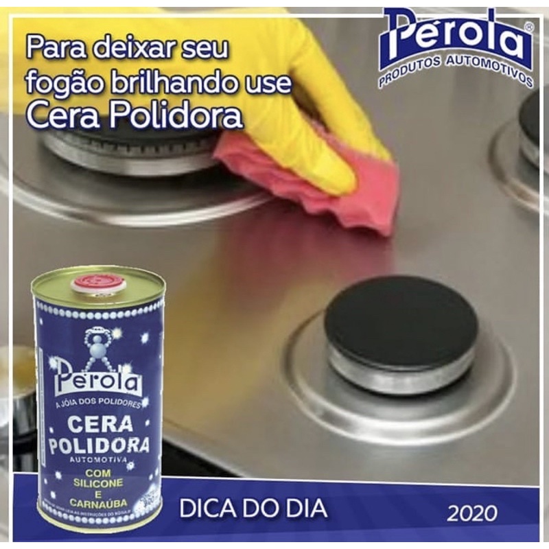 Cera Polidora Automotiva Pérola 500 ML com Carnaúba