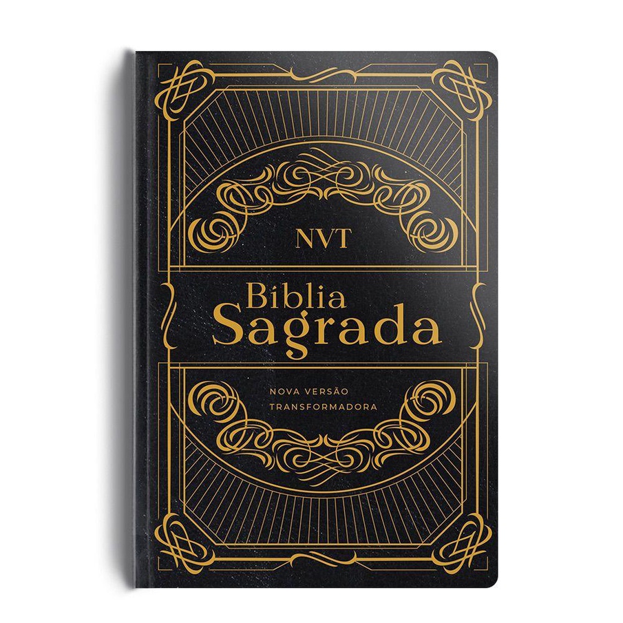 Bíblia Sagrada NVT Letra Normal Capa Dura - Preta - Books & Magazines
