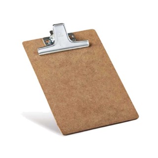 Prancheta 1/2 Oficio em Duratex c/ Prendedor de Metal - Medidas 17x23 cm em Oferta na Shopee