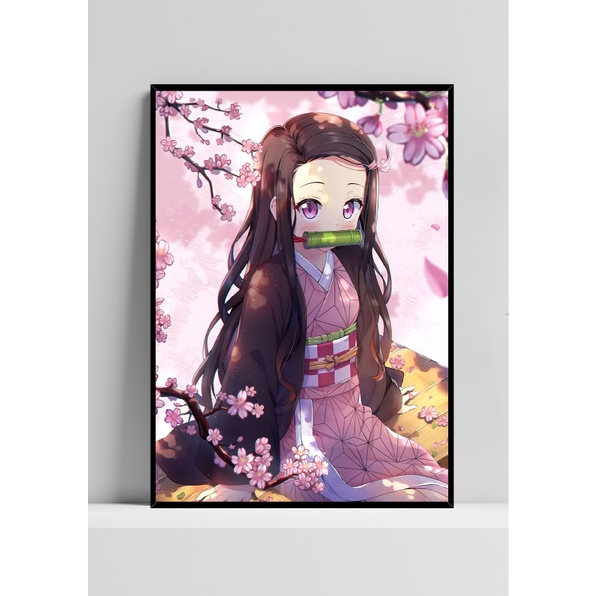 Quadro Placa Mdf Decoração Manga Anime Demon Slayer Full Hd