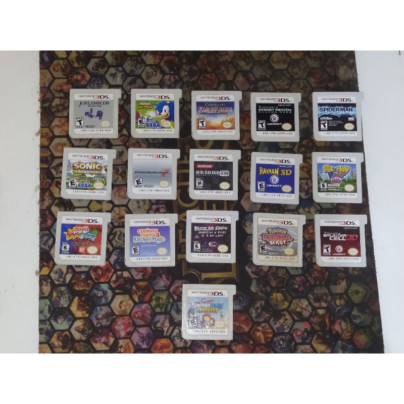 Jogos de Nintendo DS/3DS, Mário, Zelda, Pokemon Platinum, Black/White, etc.