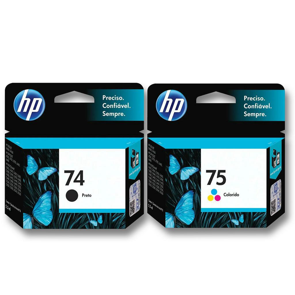 Kit Cartucho Hp 74 Preto + Hp 75 Colorido Original C4280 C4480 - Lacrados e originais | Shopee Brasil Kit Cartucho Hp 74 Preto + Hp 75 Colorido Original C4280 C4480 - Lacrados e originais | Shopee Brasil