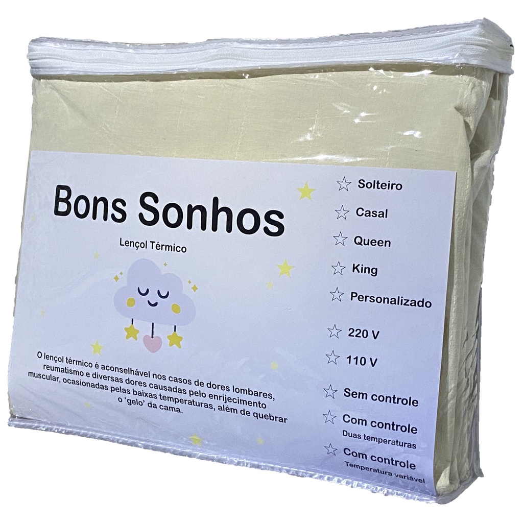 Lençol Térmico Queen - 1 Ano De Garantia