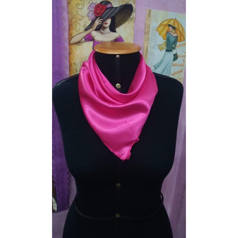 Lenço Pink - uniformes/casual/outubro rosa/mulher