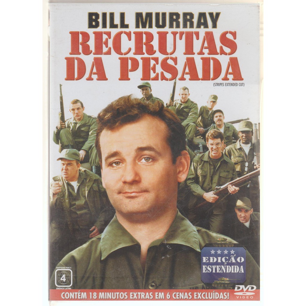Dvd Recrutas Da Pesada 2005 Bill Murray Edição Estendida