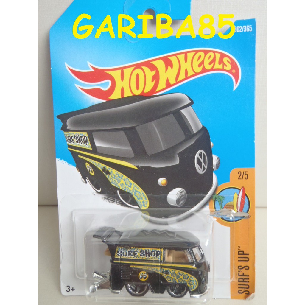 Hot Wheels Volkswagen Kool Kombi - Surf's Up 2/5 Grey Collectible Die-Cast Car
