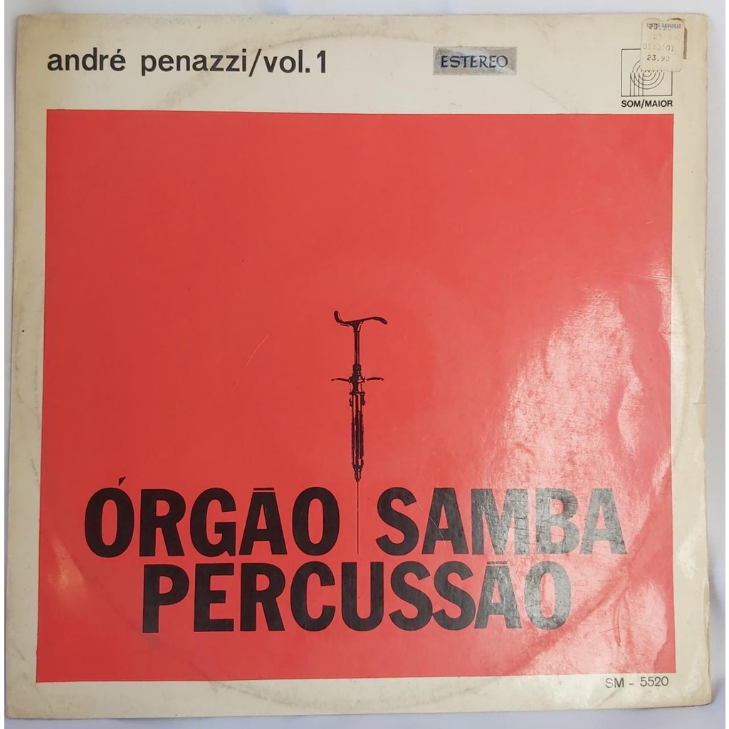 Lp André Penazzi  Orgâo Samba Percussâo Vol. 1
