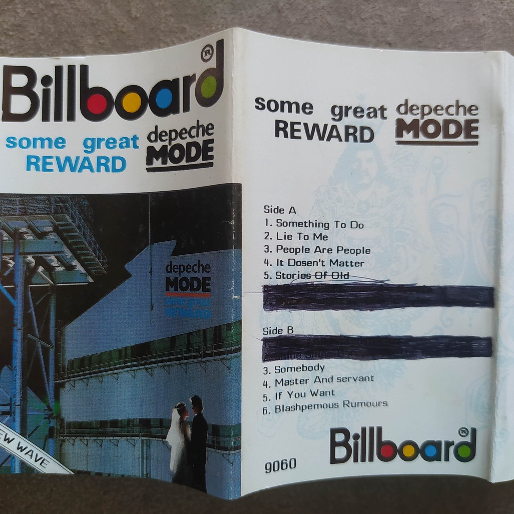Fita K7 Depeche Mode importada Some Great Reward cassete BASF