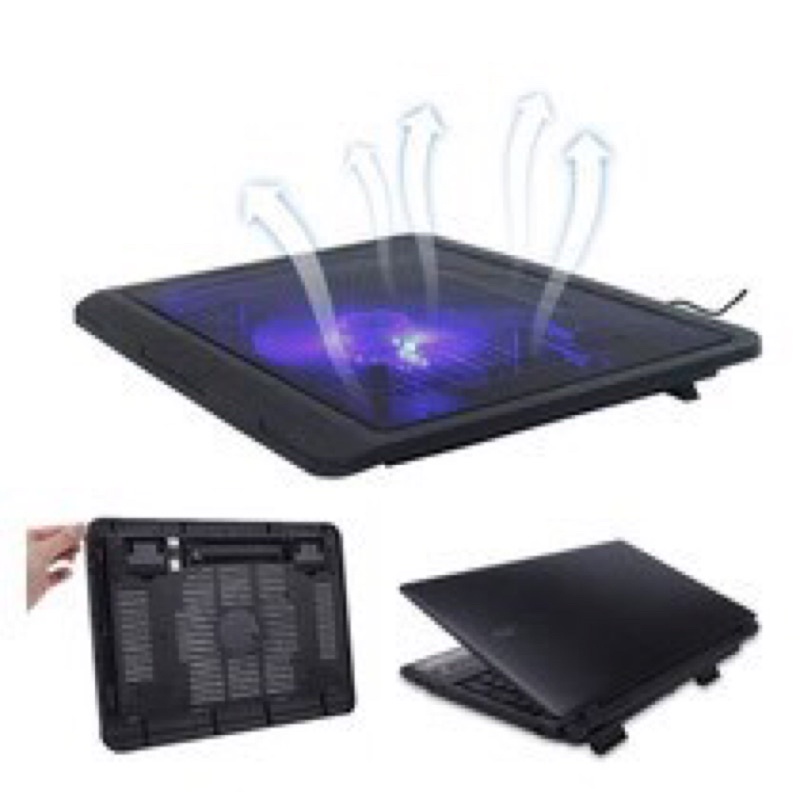 Suporte Base Para Notebook Com Cooler ventoinha Fan De 9 A 15" polegadas MBtech em Oferta na Shopee