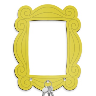 Porta Chaves Friends MDF Vazado 28x22cm em Oferta na Shopee