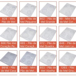 forma bwb silicone 3 partes pão de mel todos modelos (CHOCO)