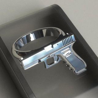 Jóias Vintage Em Forma De Pistola punk Deserto Anel De Águia