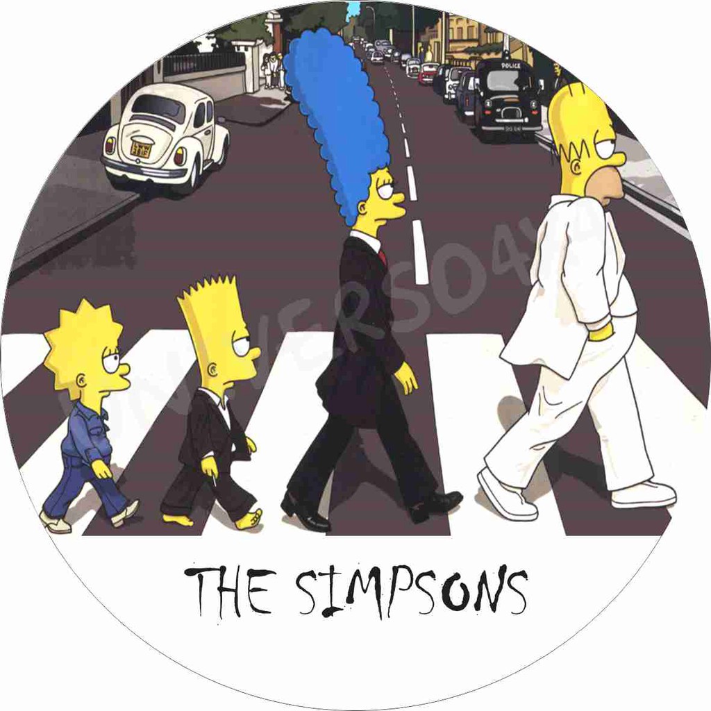 Capa Estepe Personalizada Ecosport Simpsons Beatles M-02 Crossfox Aircross TR4 Jimny Doblo Tracker