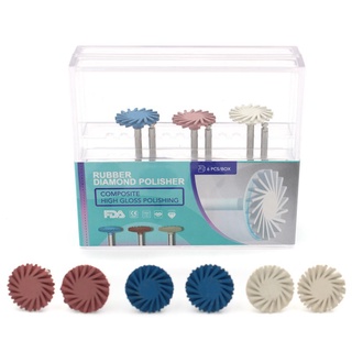 Disco polimento Dental Espiral Flex Brush material dentário Kits De Polimento Composite