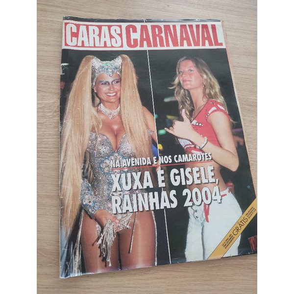 Revista Caras Carnaval 2004 Sasha Xuxa Gisele Bundchen Eliana Rouge