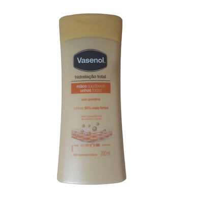 Vasenol Hidratação Total  Mãos E Unhas 200ml