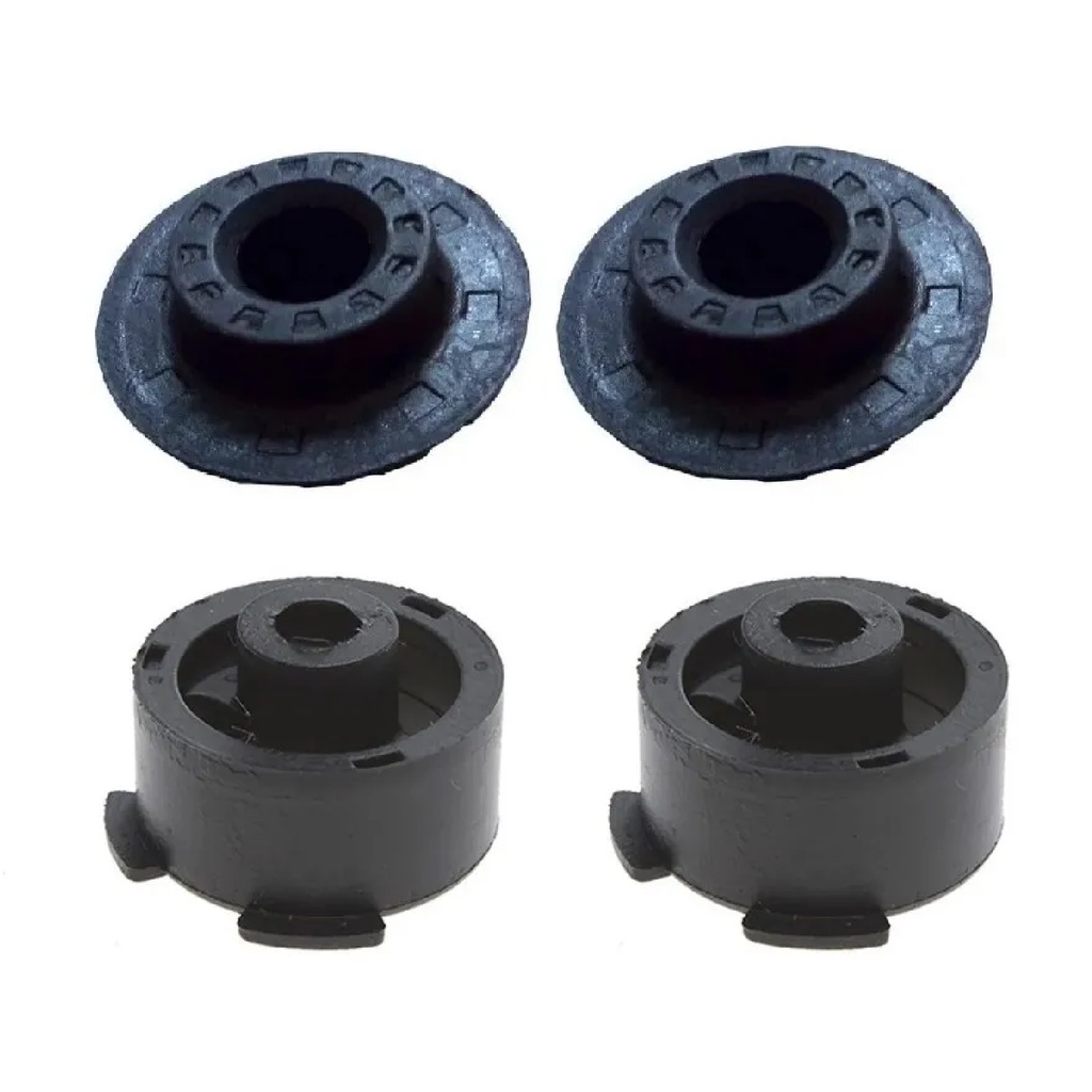 Kit 4 Coxim Bucha Borracha Suporte Do Radiador Chevrolet Vectra Todos 97 98 99 00 01 02 03 04 2005