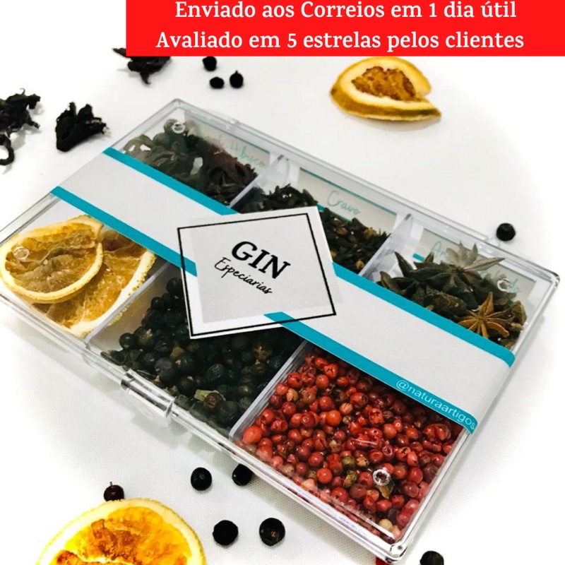 Kit Gin Especiarias Lifestyle Drink Avaliado em 5 estrelas 6
