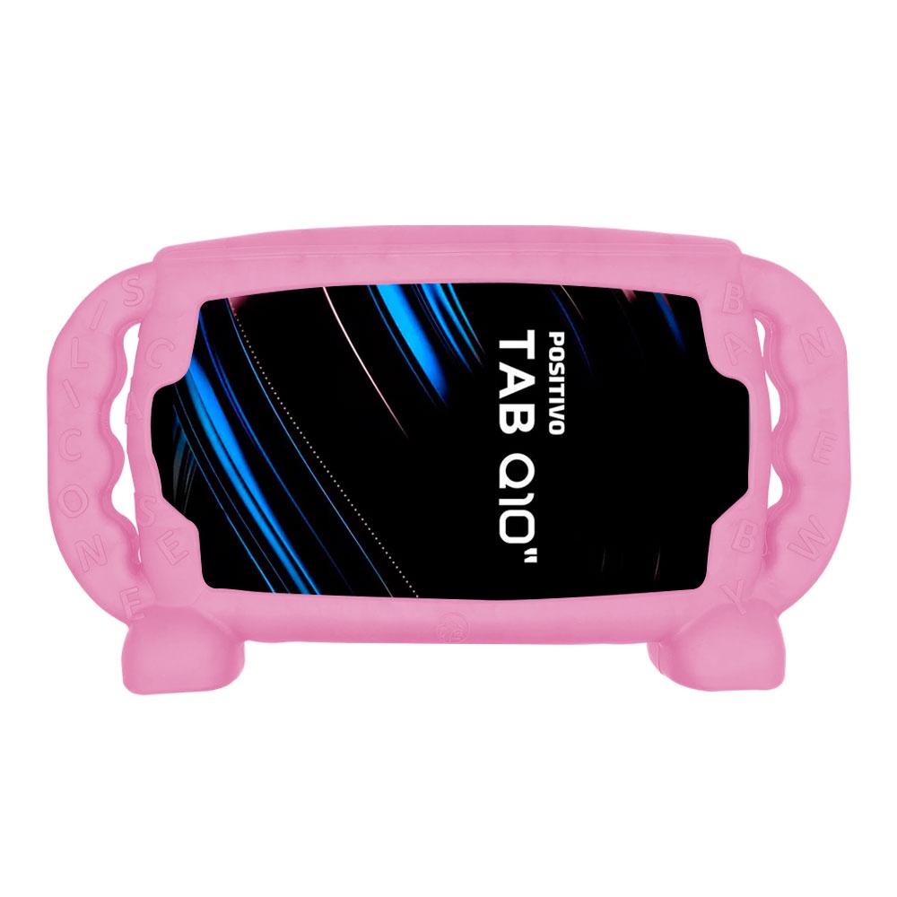 Capa Capinha Infantil Tablet Positivo Tab Q10 Tela 10 Polegadas Kids Anti Impacto Macia Emborrachada