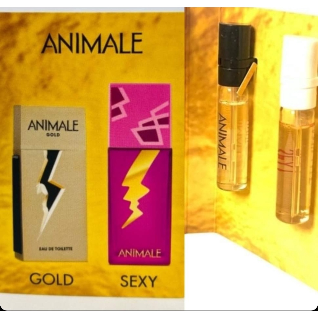 Amostra dupla Animale Gold / Sexy EDP 1,5ml original import. | Shopee ...
