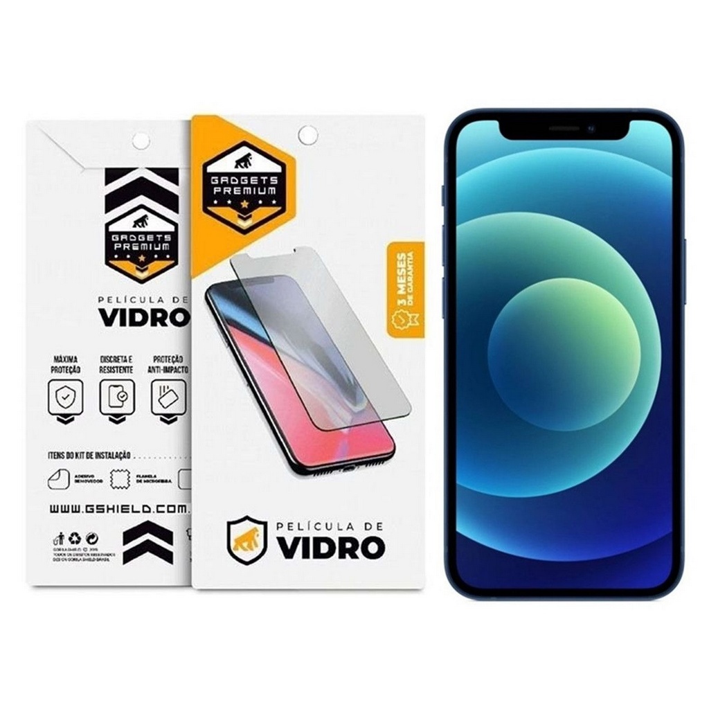 Película de Vidro Dupla para iPhone 12 Mini - Gshield - Mobile & Gadgets