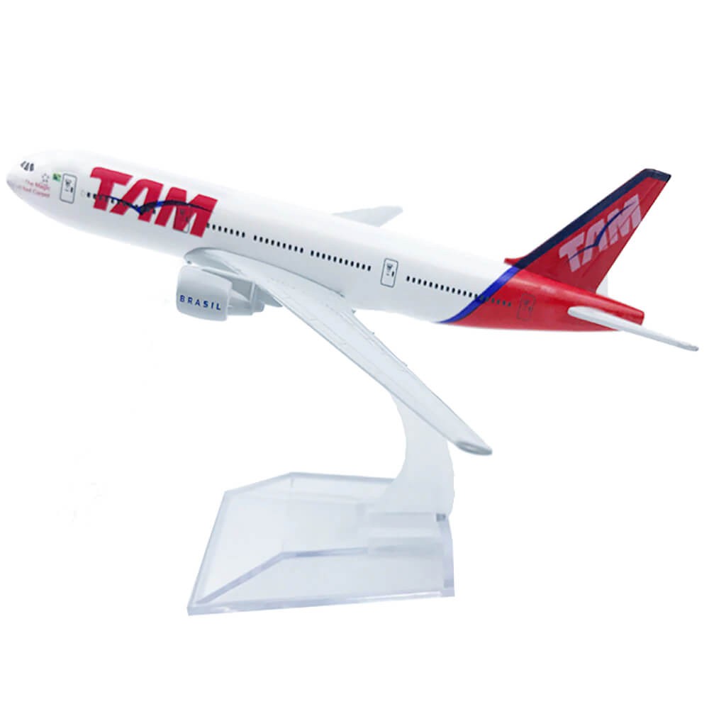Aeronave miniatura metal die-cast Varig TAM Aerolíneas Argentinas Avianca