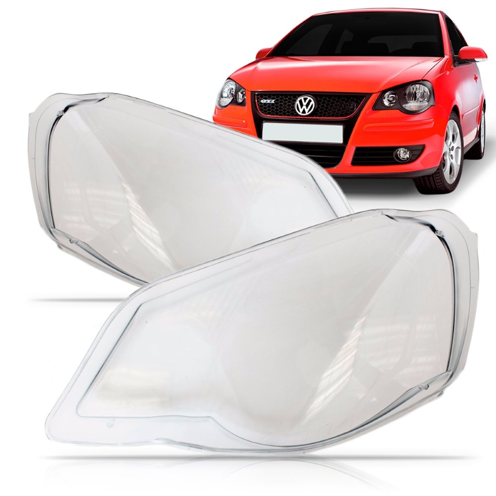 Lente Farol Polo 2007 2008 2009 2010 2011 2012 2013 em Oferta na Shopee
