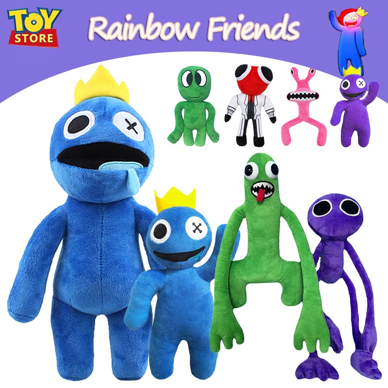 Roblox Rainbow Friends Jogo Rainbow Rainbow Rainbow Friends Brinquedos de  Pelúcia