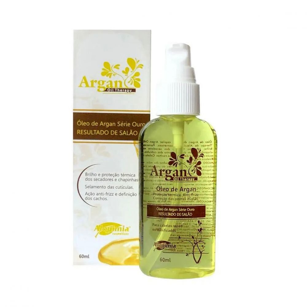 Reparador de Pontas Óleo de Argan 60ml - Alquimia em Oferta na Shopee
