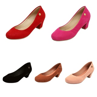 Sapato Feminino Scarpin Bico Redondo Tamanhos Especiais Donna Santa