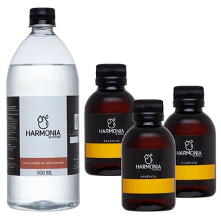 Kit 3 Essências De Perfume 100ml + 1 Base Pronta De 1 Litro ( VÁRIAS OPÇÕES ) em Oferta na Shopee