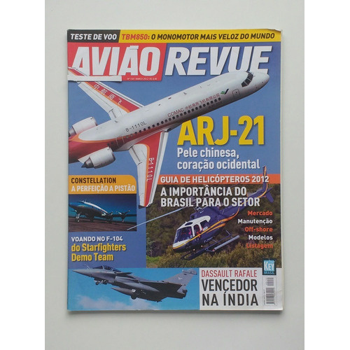 Revista Avião Revue Arj-21 Pele Chinesa C884