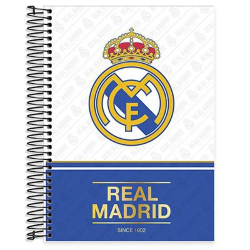 Adesivo Escolar para Capa de Caderno Real Madrid