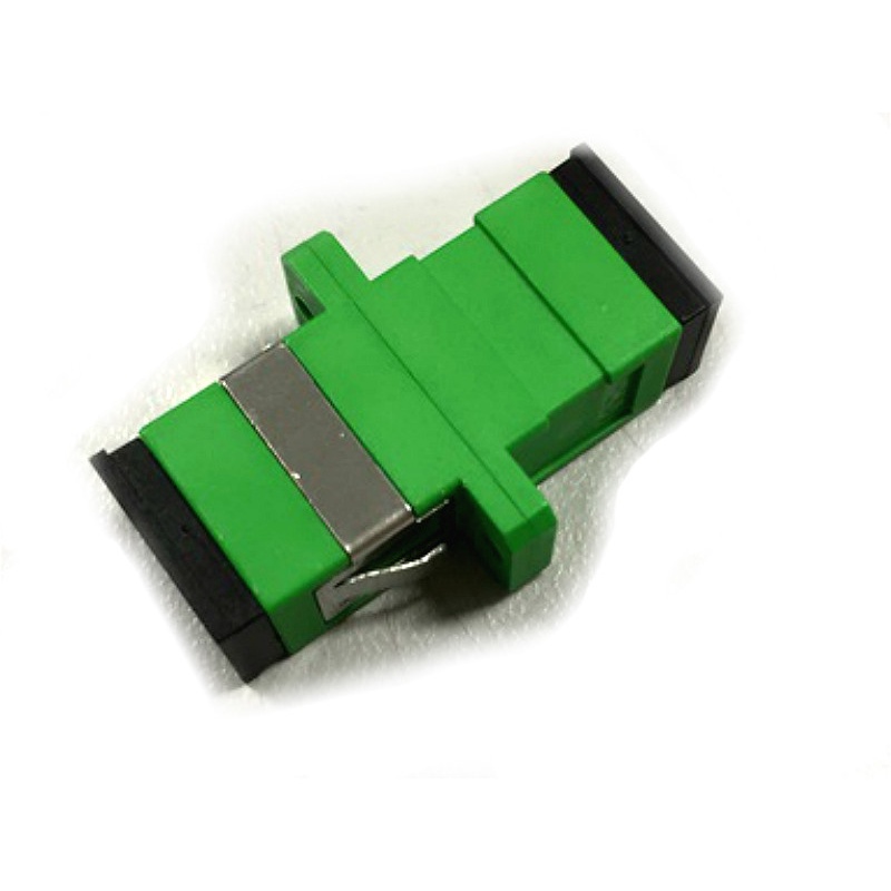 Kit C/100 Unidades Adaptador Acoplador Fibra Óptica Sm Sc/apc - Sc/apc Nf@
