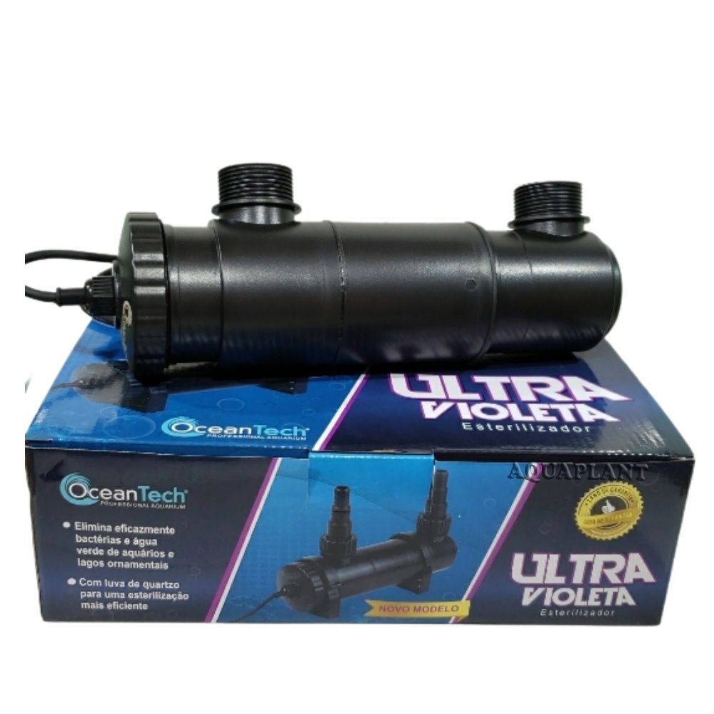 Filtro Uv Esterilizador 13w Ocean Tech Aquários Fontes Lagos
