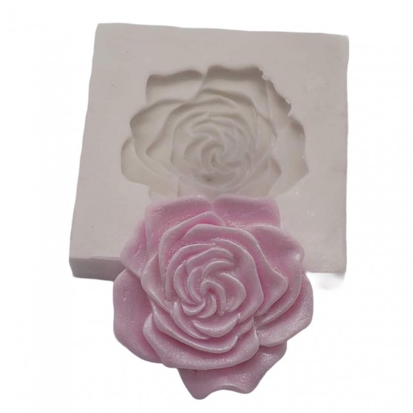 Molde De Silicone Rosa Aberta Cute Molde Para Confeitaria Molde Para Biscuit 993
