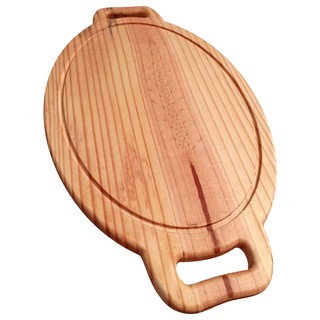 Tábua Corte e Servir Madeira Pinus Oval 29 x 50 cm