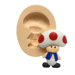 Molde de silicone  Mario (Toad Cogumelo)  - Biscuit, Resina, Pastas e etc... (V 235) em Oferta na Shopee