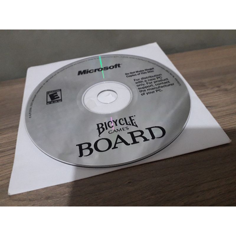 Bicycle Games Board versão 1.0 , jogo original para PC (Toshiba Microsoft Works 7.0)