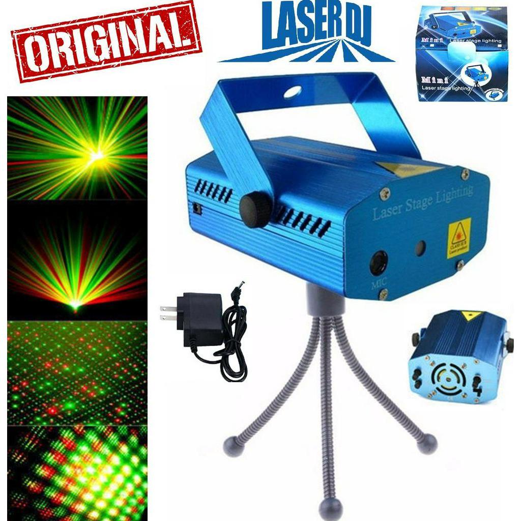 Projetor Holográfico Canhão Laser Efeitos Luz Strobo Iluminação Animação Pisca Led Decoração Baladas Festas Natal Bivolt