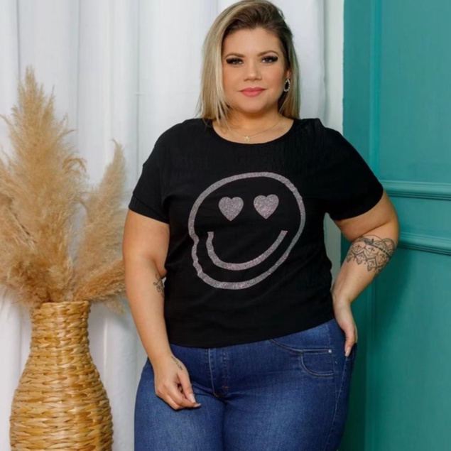 Blusa Plus Size Feminina Verão 3RD SD003