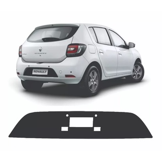 Adesivo Fundo Da Placa Renault Sandero 2015 A 2018