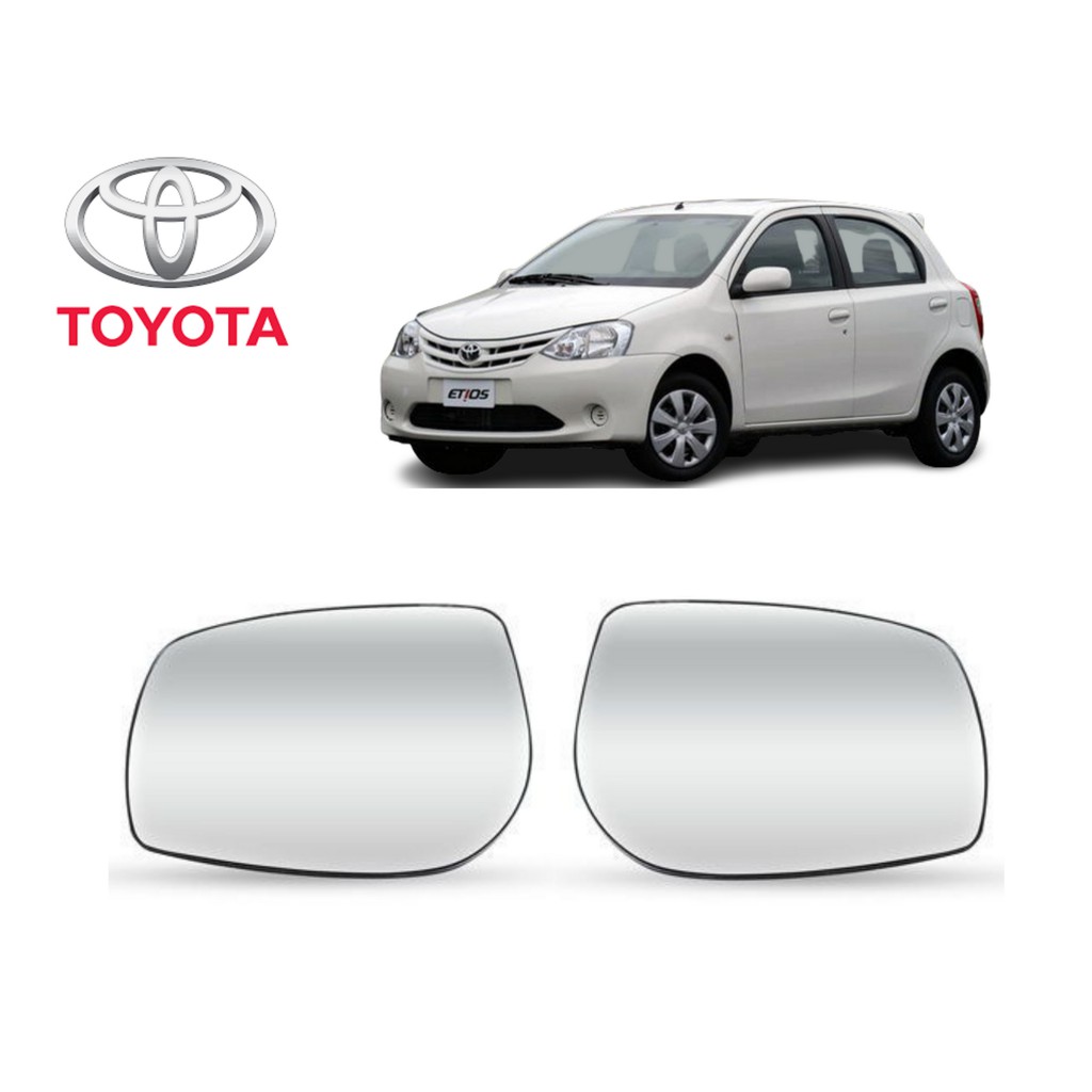 Lente Refil DO ESPELHO Retrovisor Toyota Etios Hatch Sedan 2012 2013