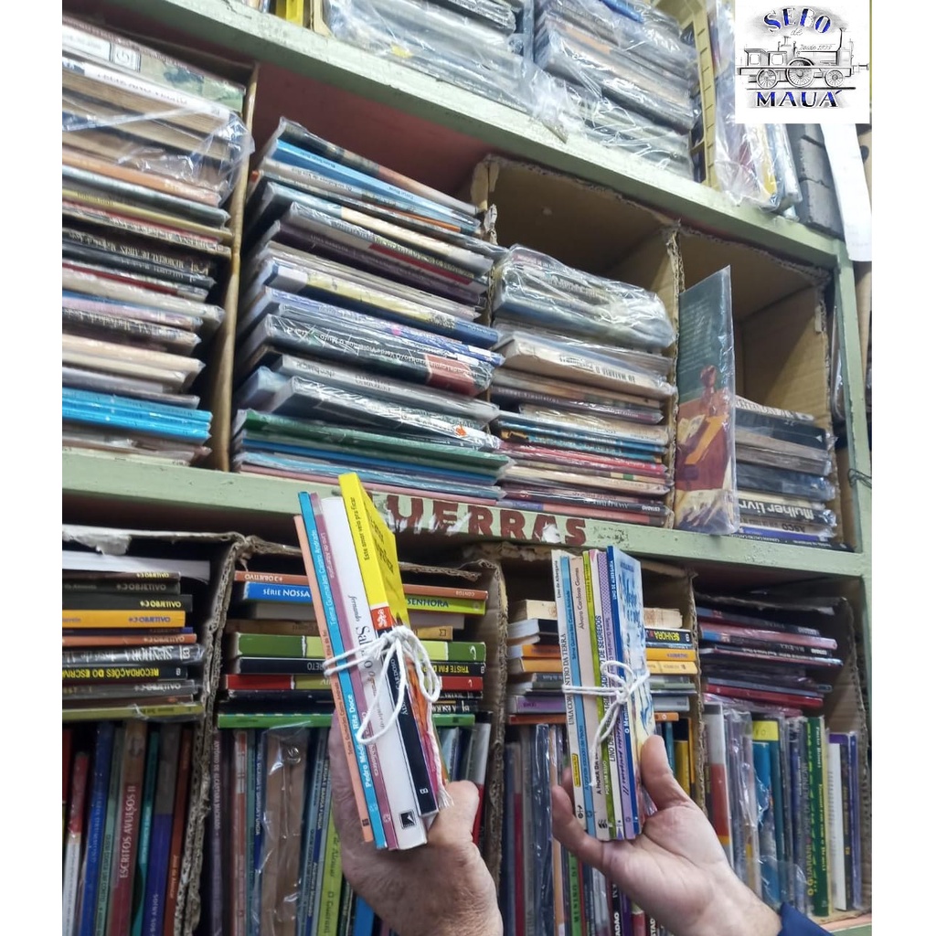 sua Biblioteca Quilo de Livros KIT MISTO com 1 kg por R$ 30 Reais Títulos Autores Temas Misturados Queima d Estoque Sebo